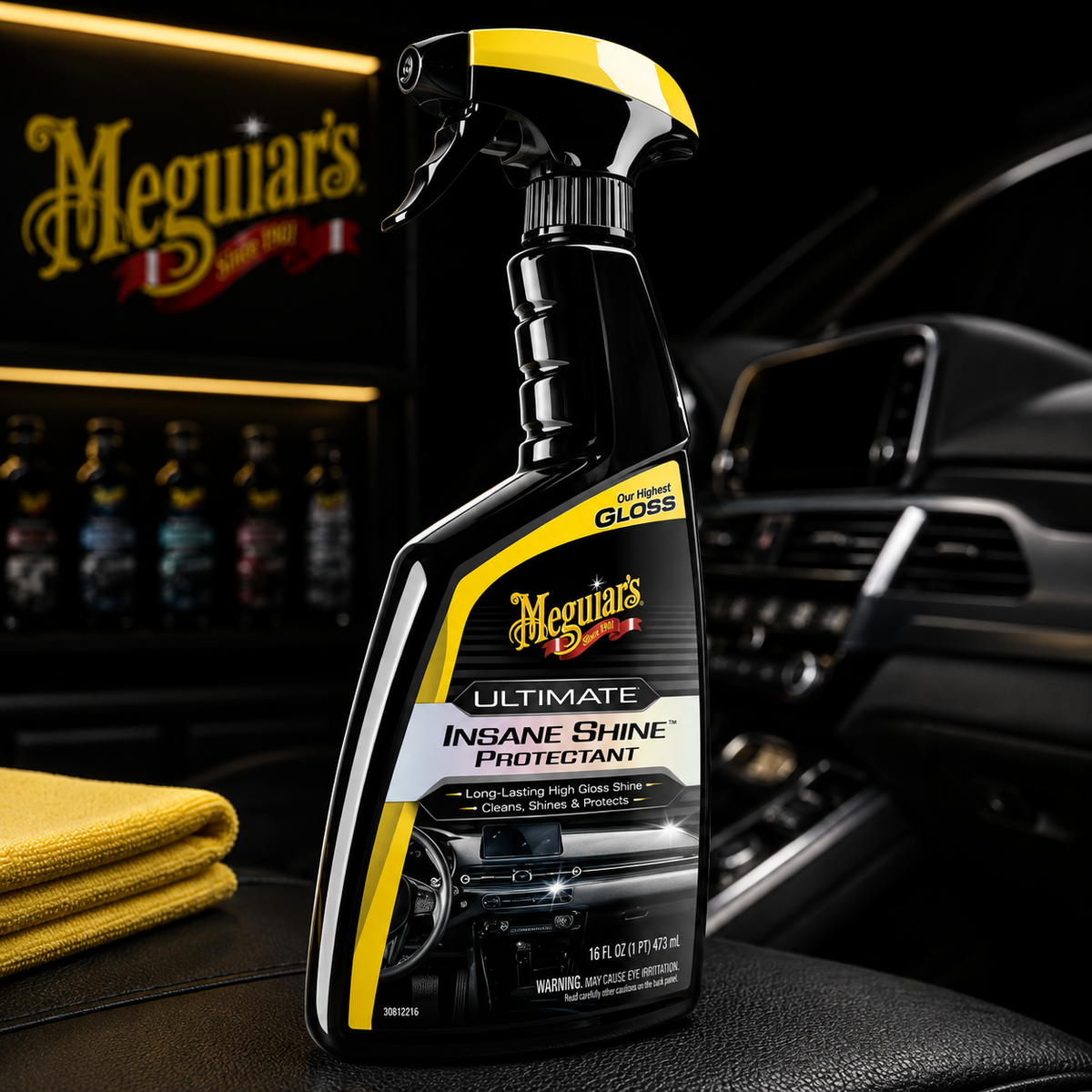 Meguiar's Ultimate Insane Shine Protectant, G220216, 16oz (USA IMPORT)