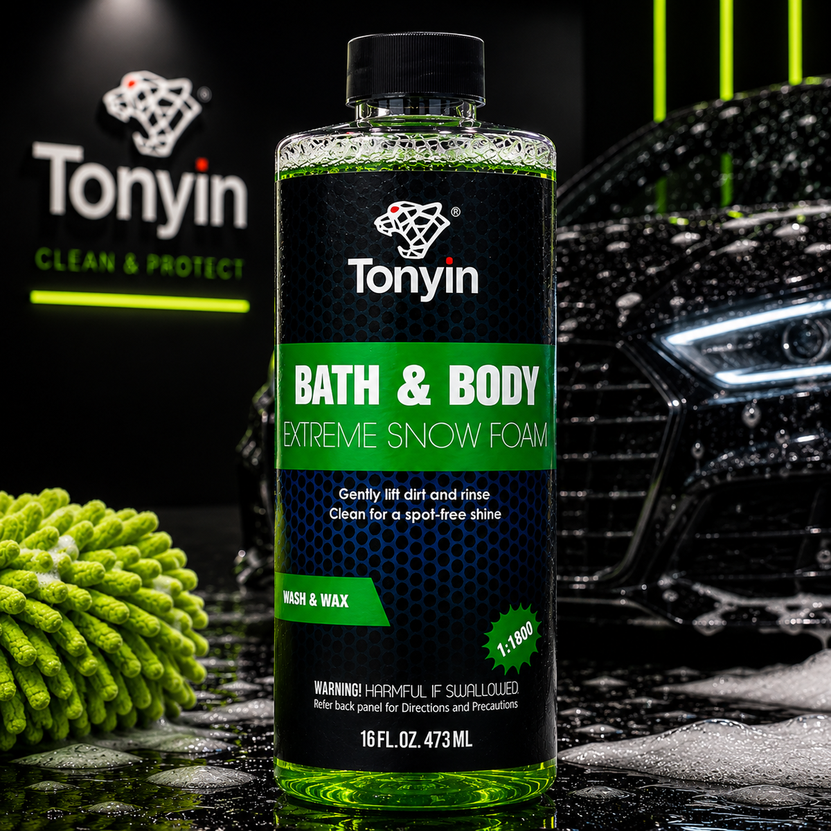 Tonyin BATH & BODY EXTREME SNOW FOAM SHAMPOO (1:1800) 473ml
