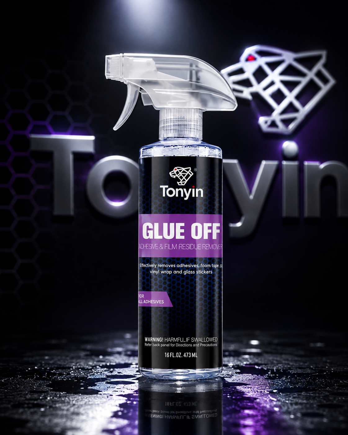 Tonyin GLUE OFF, ADHESIVE & FILM RESIDUE REMOVER