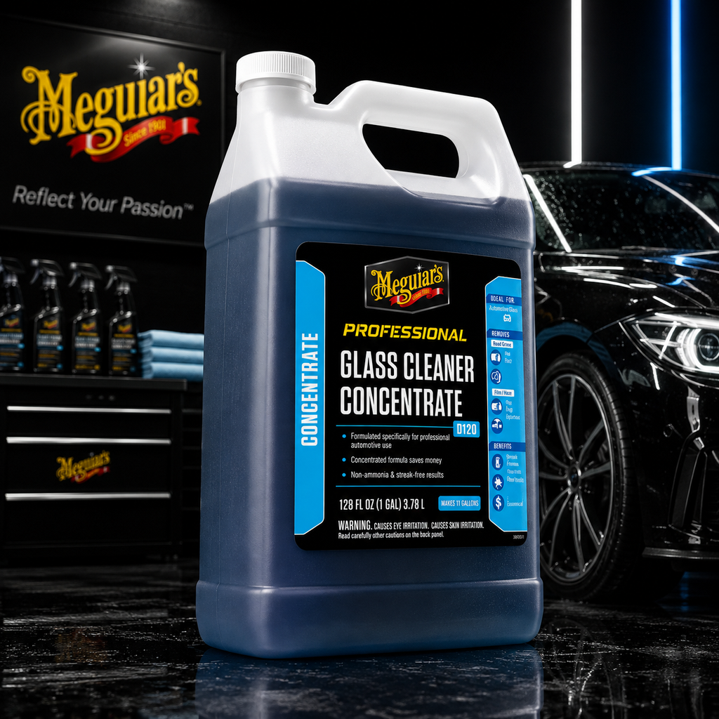 Meguiar's Professional Glass Cleaner Concentrate, D12001, 1gal/ 3.78 Liters (USA IMPORT)