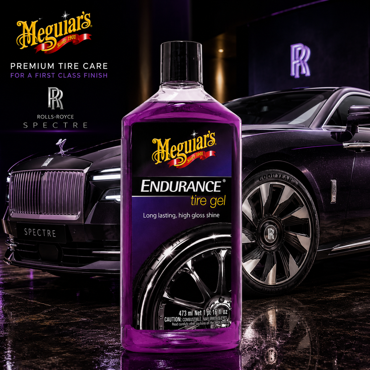 Meguiar's Gold Class Endurance Tire Gel, G7516, 16oz