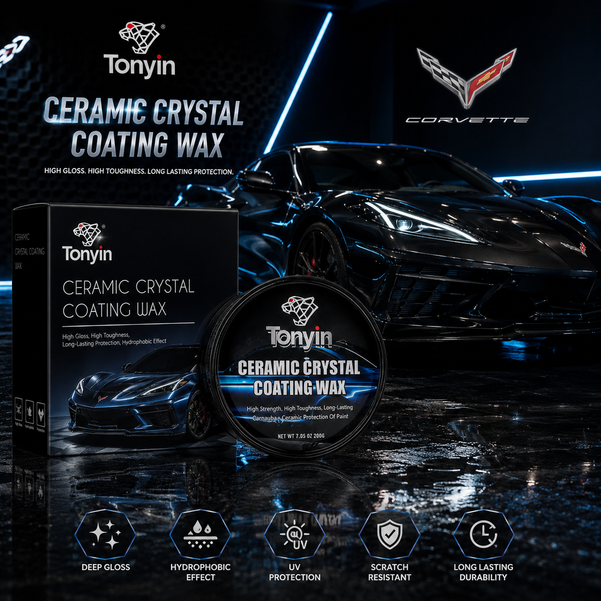 CERAMIC CRYSTAL COATING WAX 200g (TW04E)