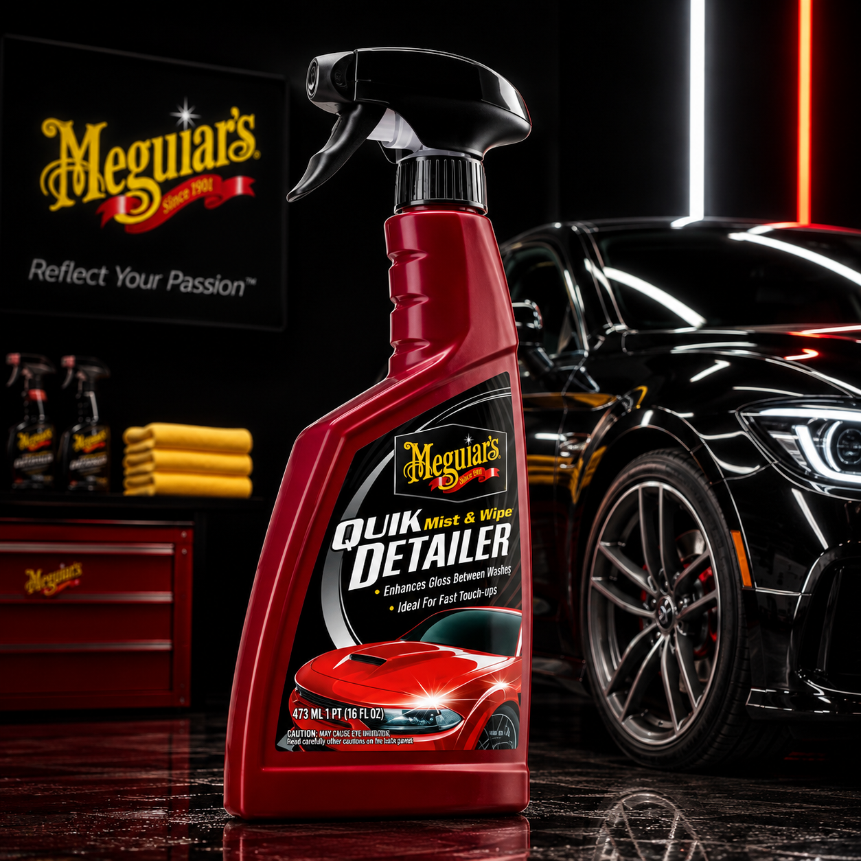 Meguiar's Quik Detailer, A3316, 16oz (USA IMPORT)