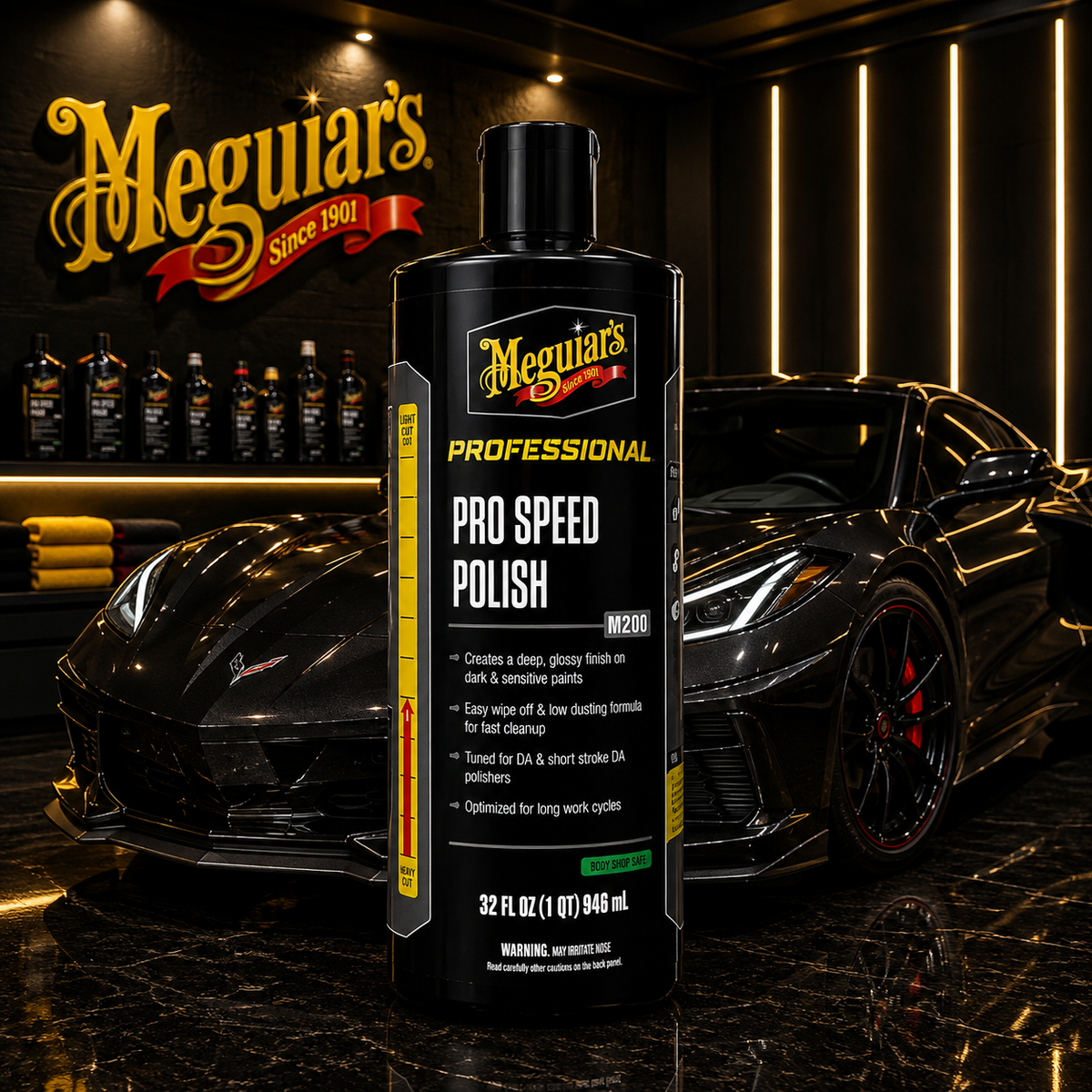 Meguiar's Professional M200 Pro Speed Polish, M20032, 32oz