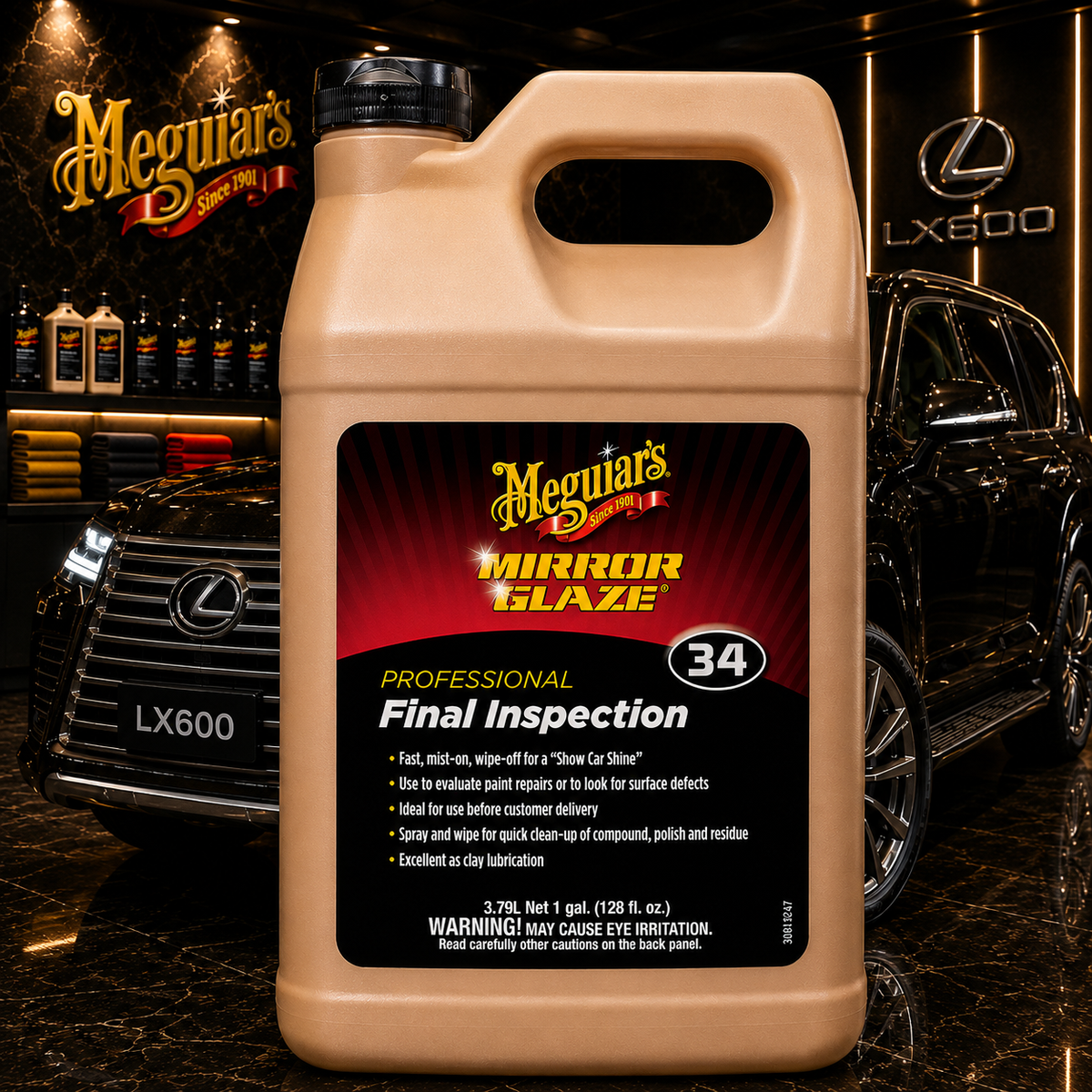 Meguiar's Professional M34 Final Inspection, M3401, 1gal (USA IMPORT)