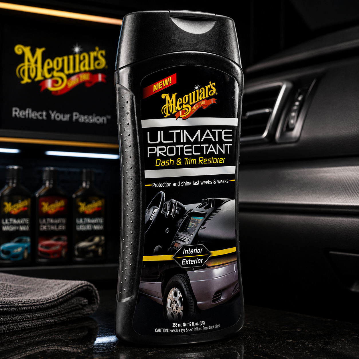 Meguiar’s Ultimate Protectant Dash & Trim Restorer 355ml G14512 (USA IMPORT)
