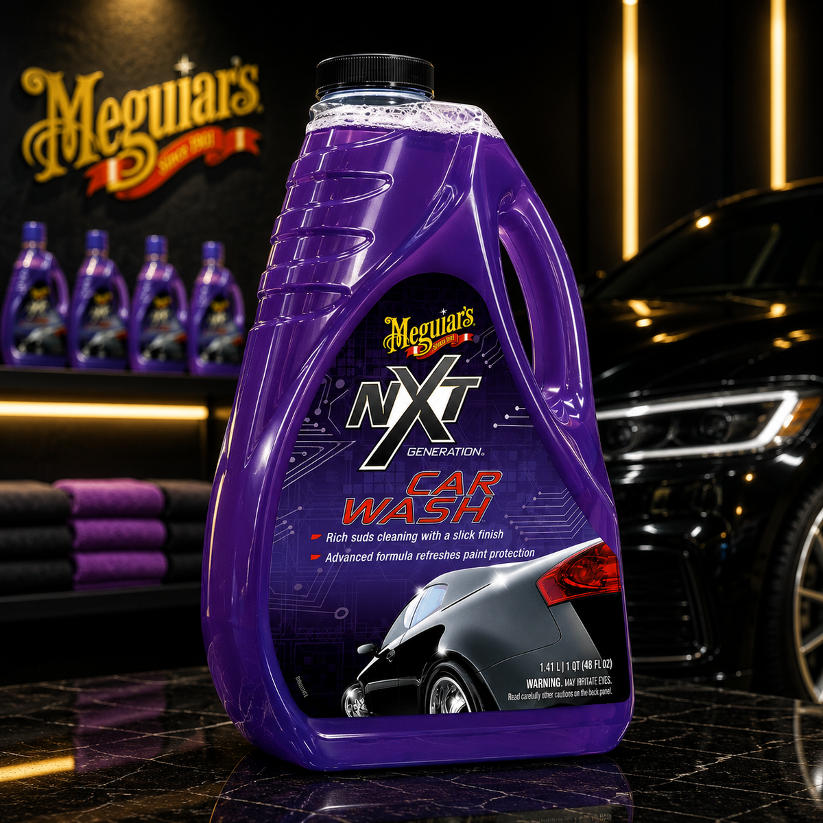 Meguiar's NXT Hi-Tech Car Wash 1.89 Liters G30264 (USA Import)