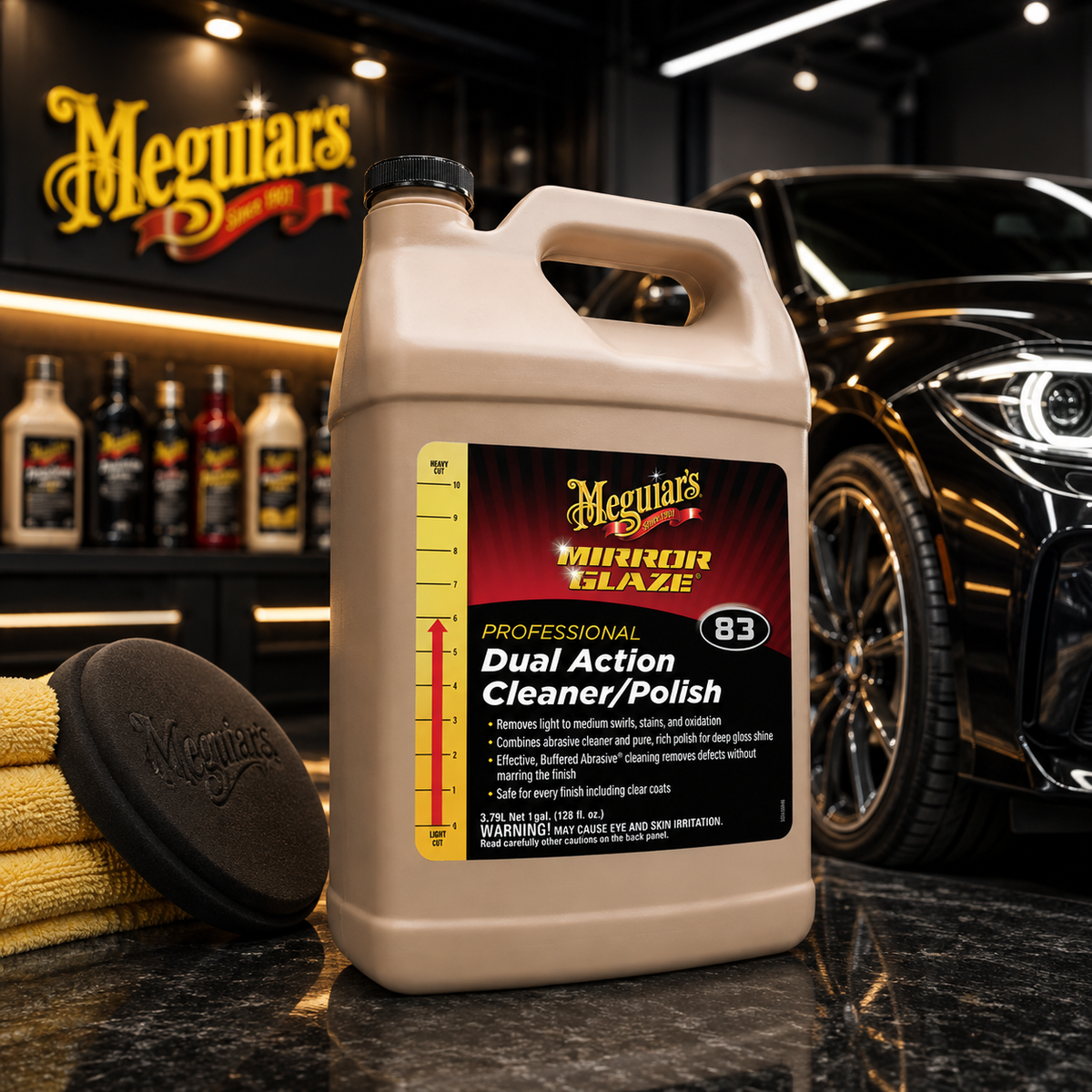 Meguiar's Glaze Professional Odor Eliminator 1 Gal M2301 (USA Import)