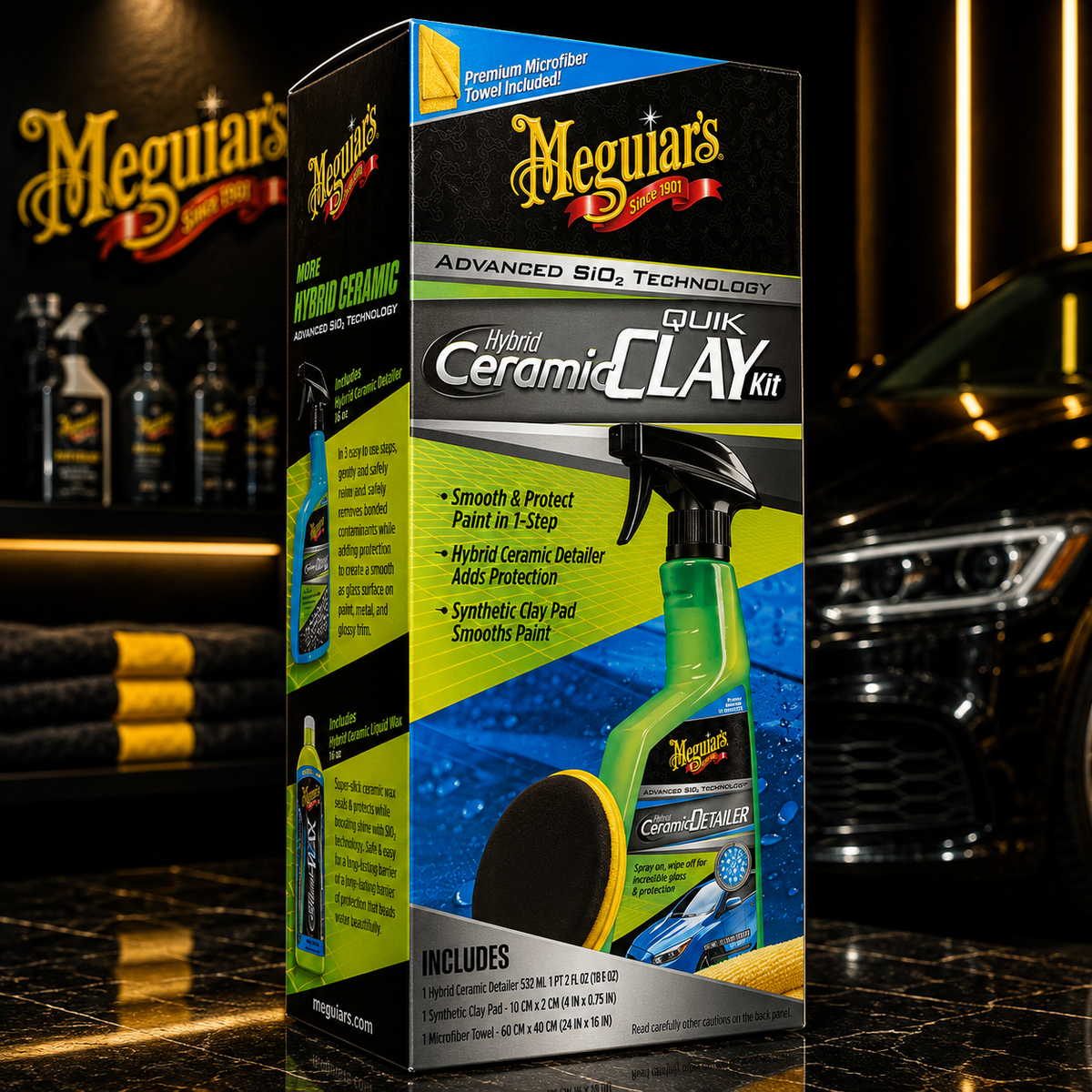 Meguiar's Hybrid Ceramic Quik Clay Kit G200200