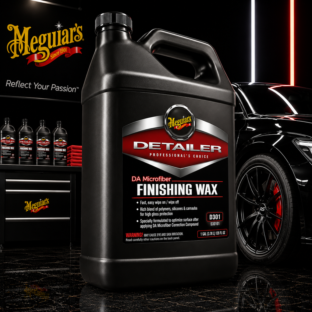 Meguiar's Professional Detailer DA Microfiber Finishing Wax, D30101, 3.76 Liter (USA IMPORT)