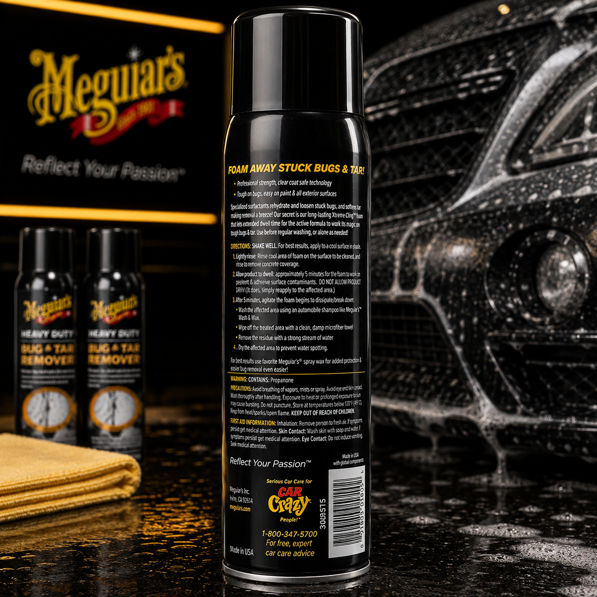 Meguiar's Bug and Tar Remover, G180515, 15oz (USA IMPORT)