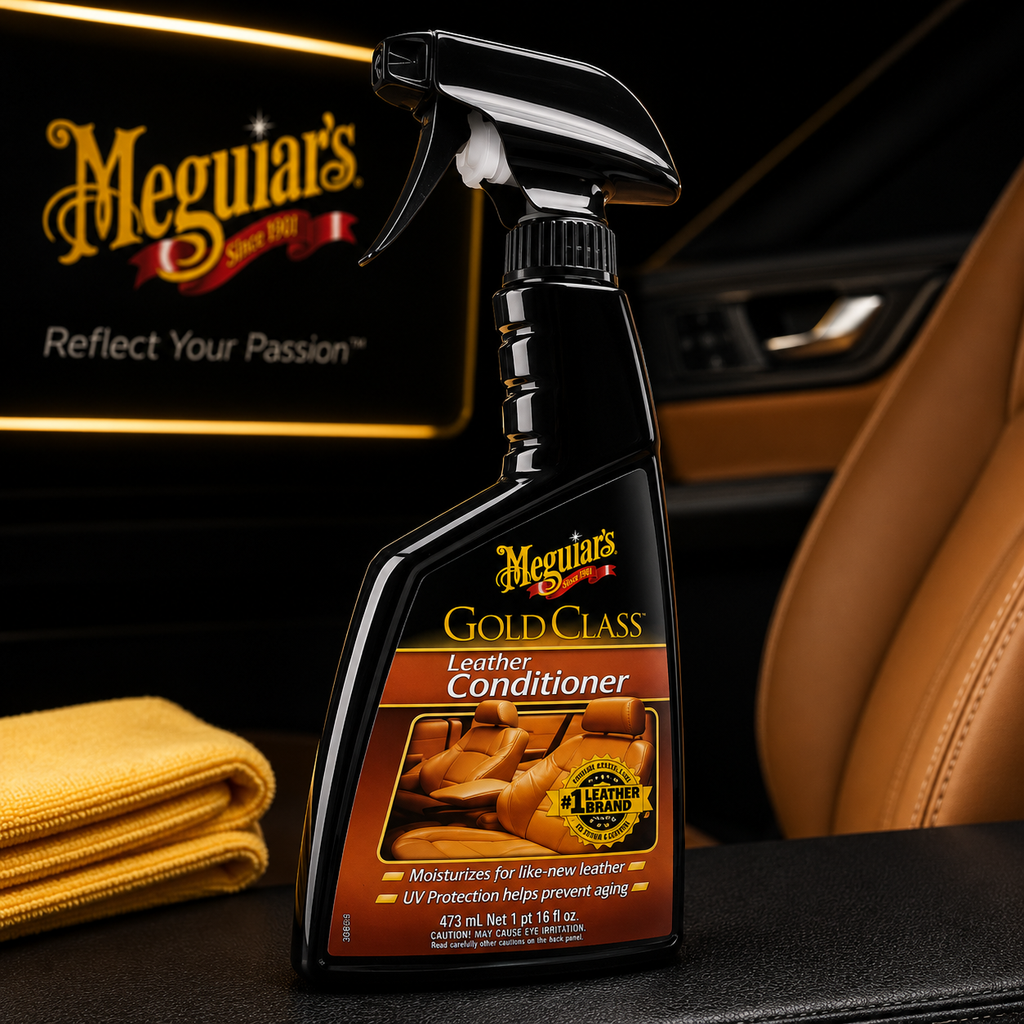 Meguiar's Gold Class Leather Conditioner, G18616, 16oz (USA IMPORT)