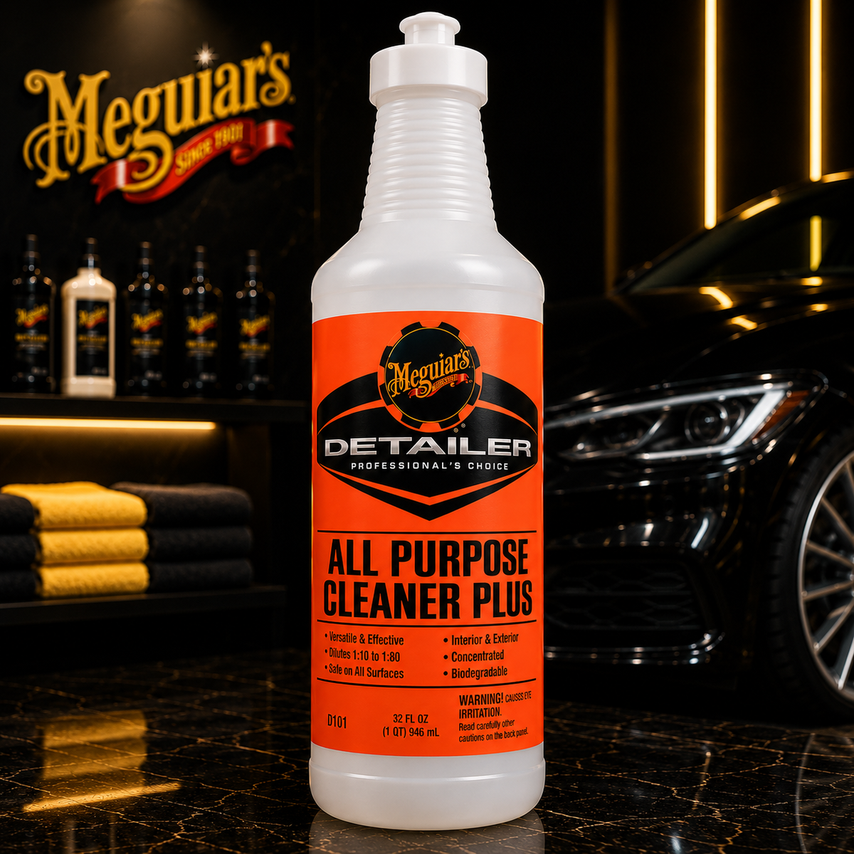 Meguiar's All Purpose Cleaner Plus Bottle 32oz D20103PK12 (Bottle Only)