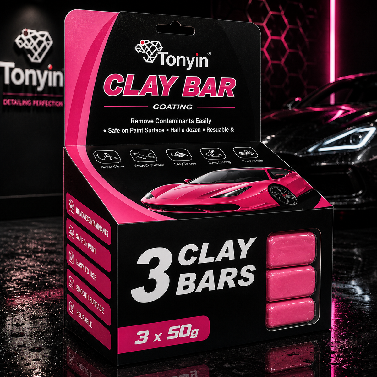 Tonyin CLAY BAR FINE/COARSE 150g