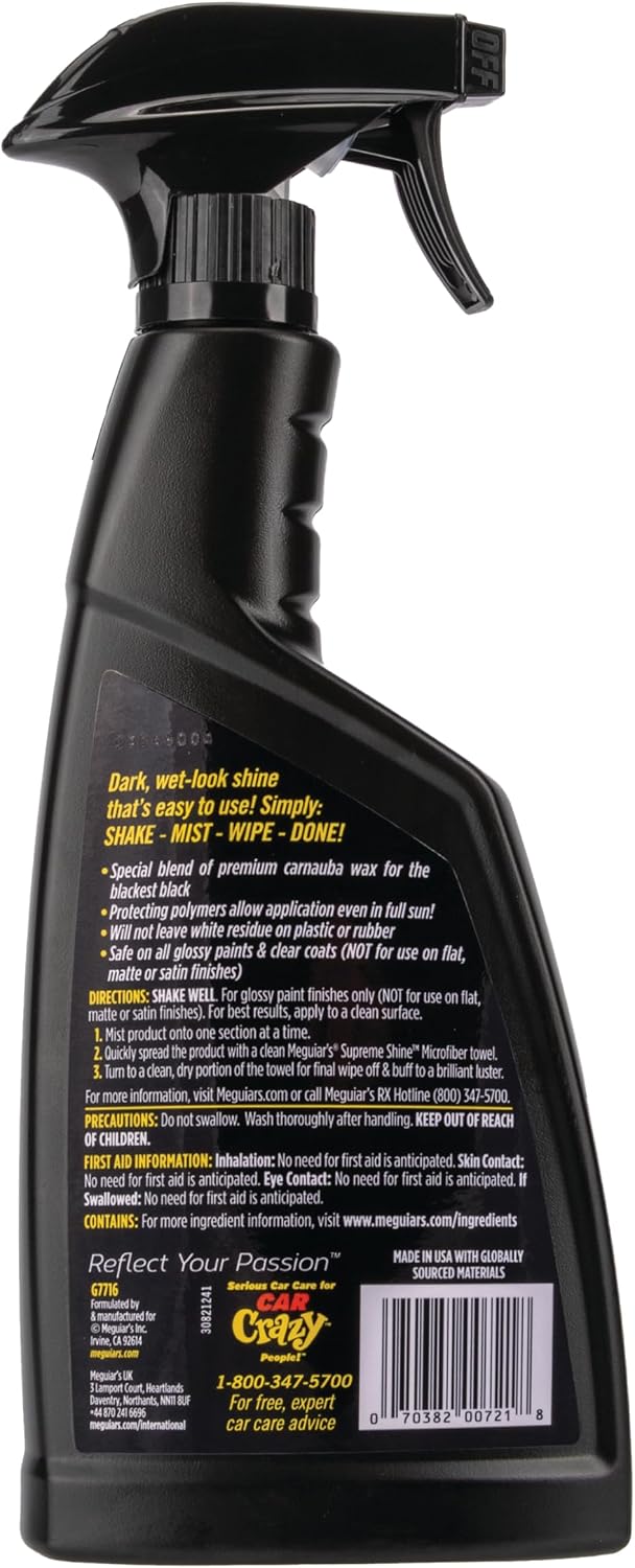 Meguiar's Gold Class Quik Wax, G7716, 16oz