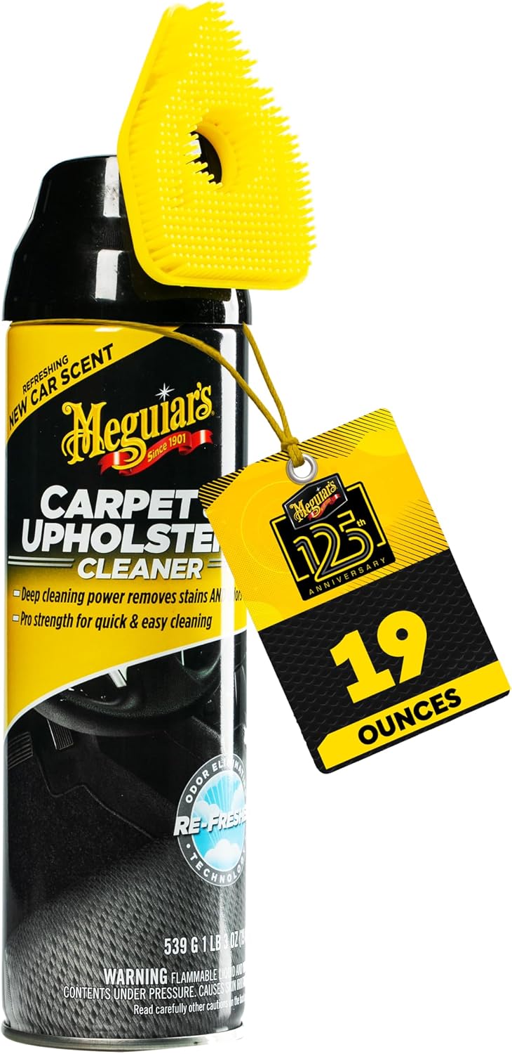 Meguiar's Carpet & Upholstery Cleaner, G191419, 19oz (USA IMPORT)