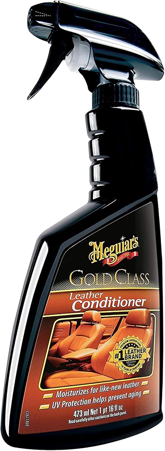 Meguiar's Gold Class Leather Conditioner, G18616, 16oz (USA IMPORT)