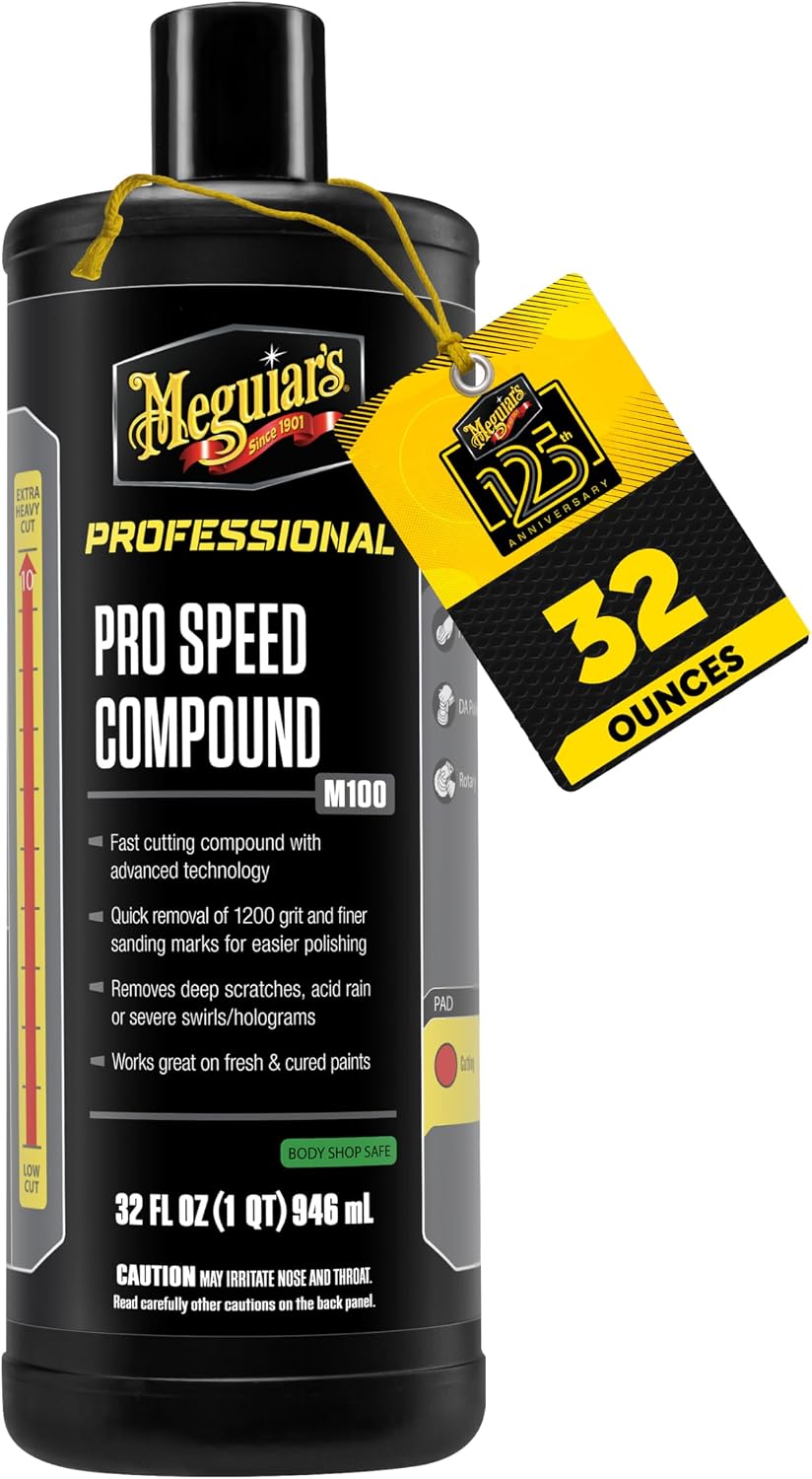 Meguiar's Professional M100 Pro Speed Compound, M10032, 32oz (USA IMPORT)