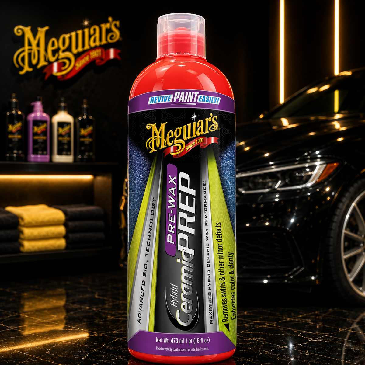 MEGUIARS G220416 HYBRID CERAMIC Pre Wax Prep 16oz