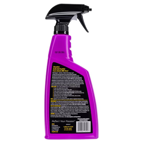 Meguiar's Hot Rims All Wheel Cleaner G9524C, G9524, 24oz (USA IMPORT)