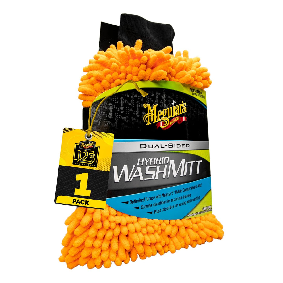 Meguiar's Hybrid Wash Mitt, X210200, 1pc (USA IMPORT)