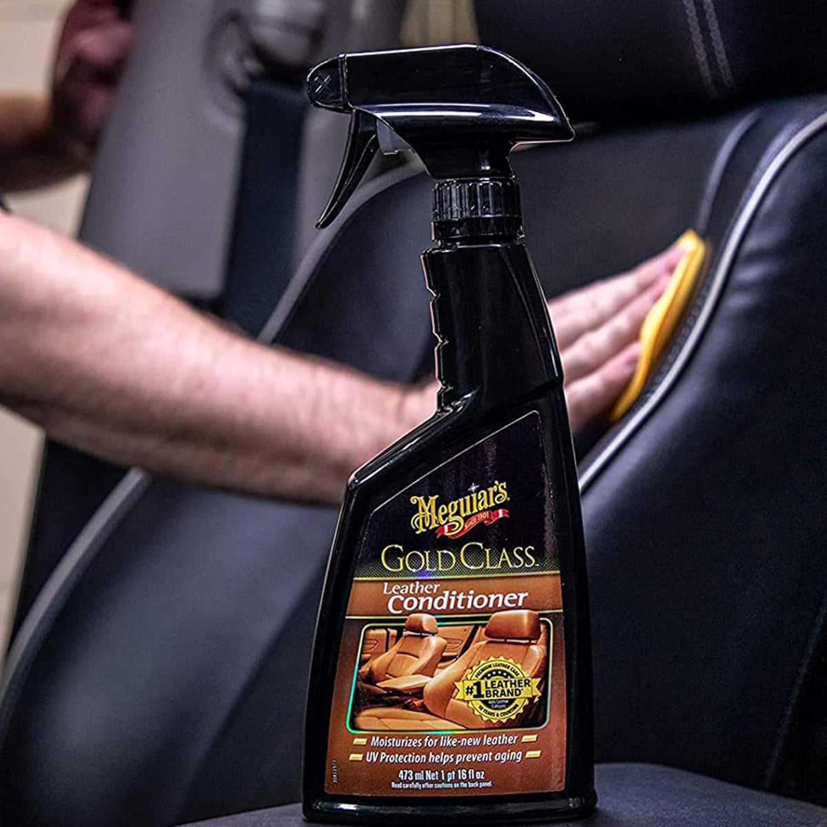 Meguiar's Gold Class Leather Conditioner, G18616, 16oz (USA IMPORT)