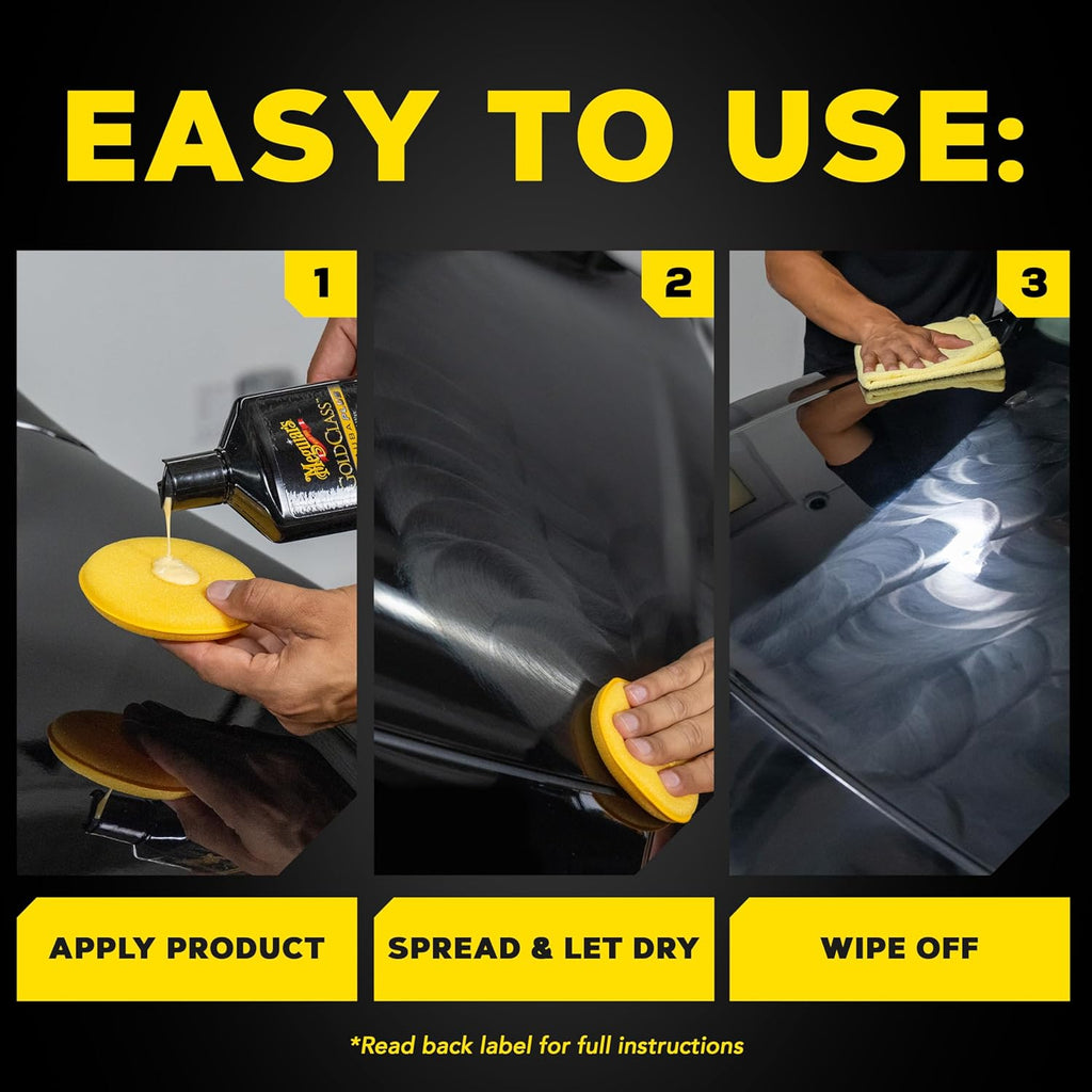 Meguiar's Gold Class Liquid Car Wax, G7016, 16oz (USA IMPORT)