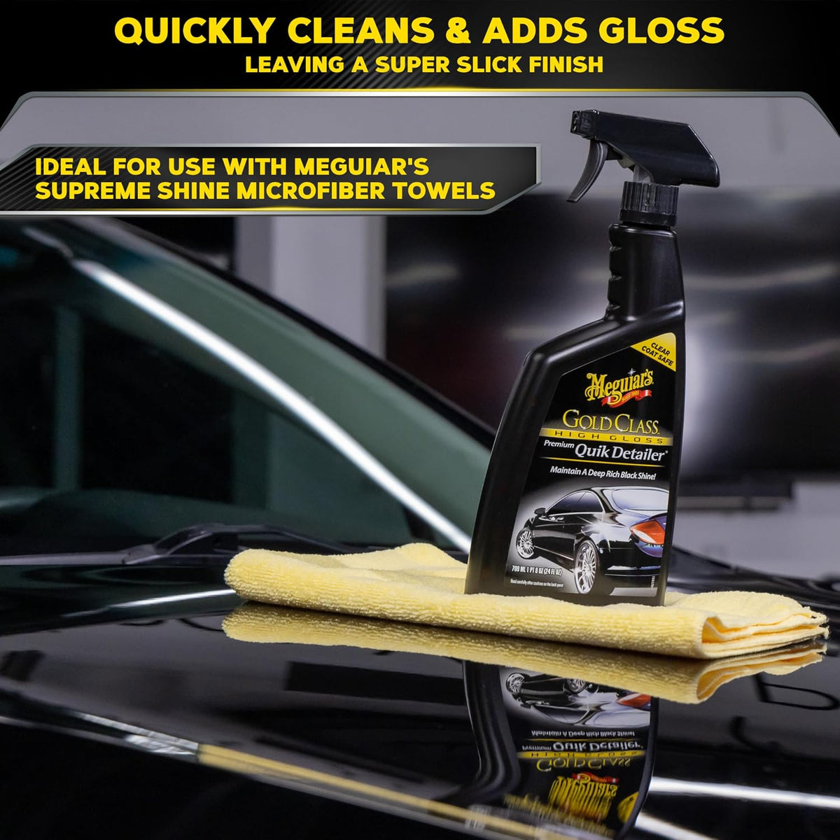 Meguiar's Gold Class Quik Detailer, G7624, 24oz (USA IMPORT)