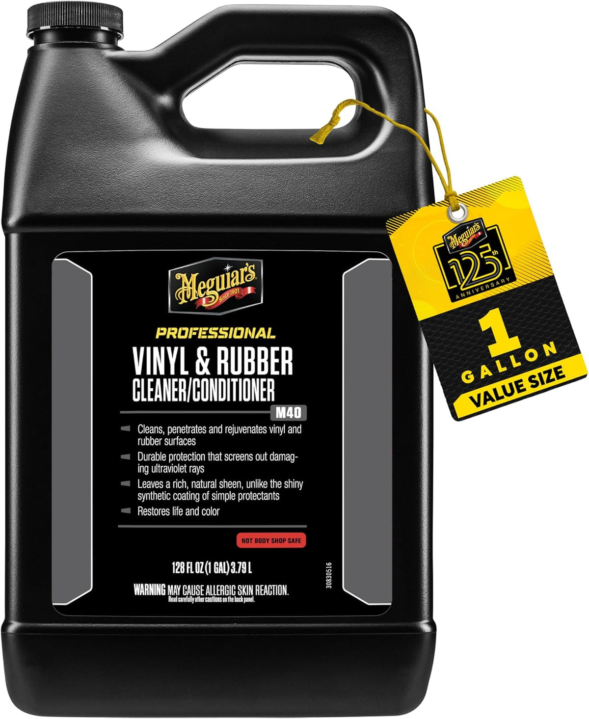Meguiar's Professional M40 Vinyl & Rubber Cleaner & Conditioner, M4001, 1gal (USA IMPORT)