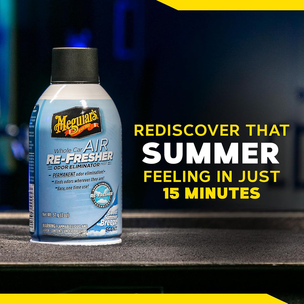 Meguiar's Summer Breeze Whole Car Air ReFresher, G16602, 2oz (USA IMPORT)