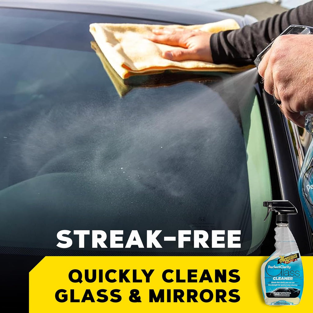 Meguiar's Perfect Clarity Glass Cleaner, G8224, 24oz (USA IMPORT)