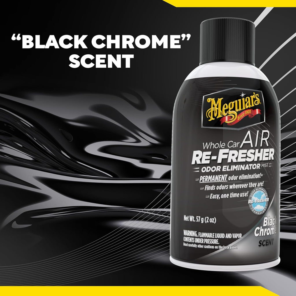Meguiar's Black Chrome Whole Car Air ReFresher, G181302, 2oz (USA IMPORT)