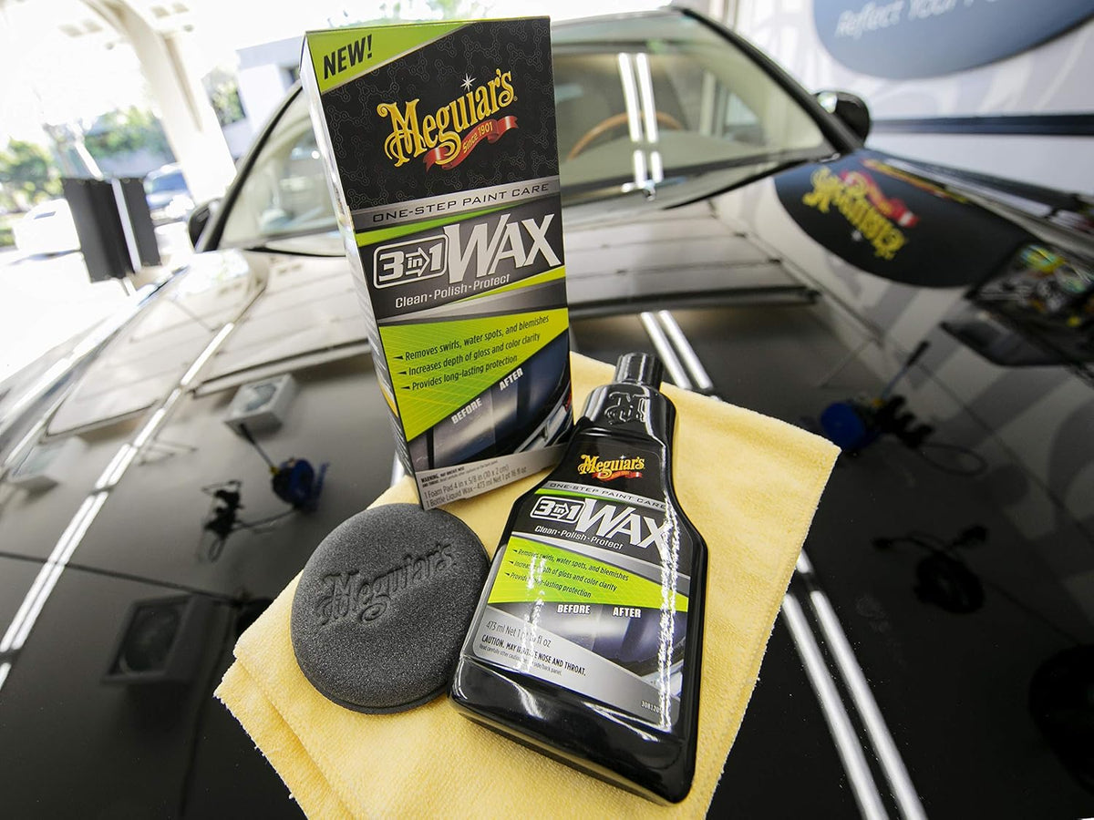 Meguiar's 3-In-1 Wax, G191016, 16oz (USA IMPORT)