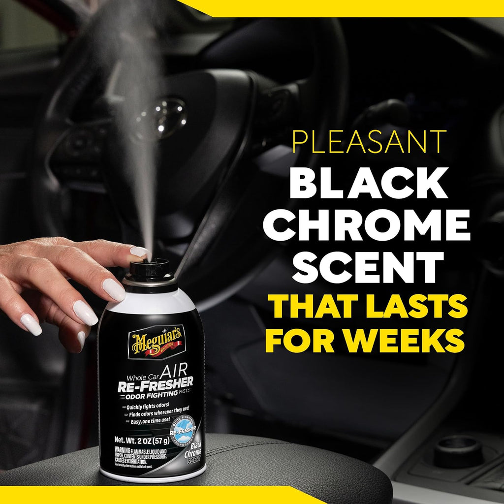 Meguiar's Black Chrome Whole Car Air ReFresher, G181302, 2oz (USA IMPORT)
