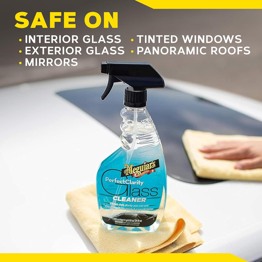 Meguiar's Perfect Clarity Glass Cleaner, G8224, 24oz (USA IMPORT)