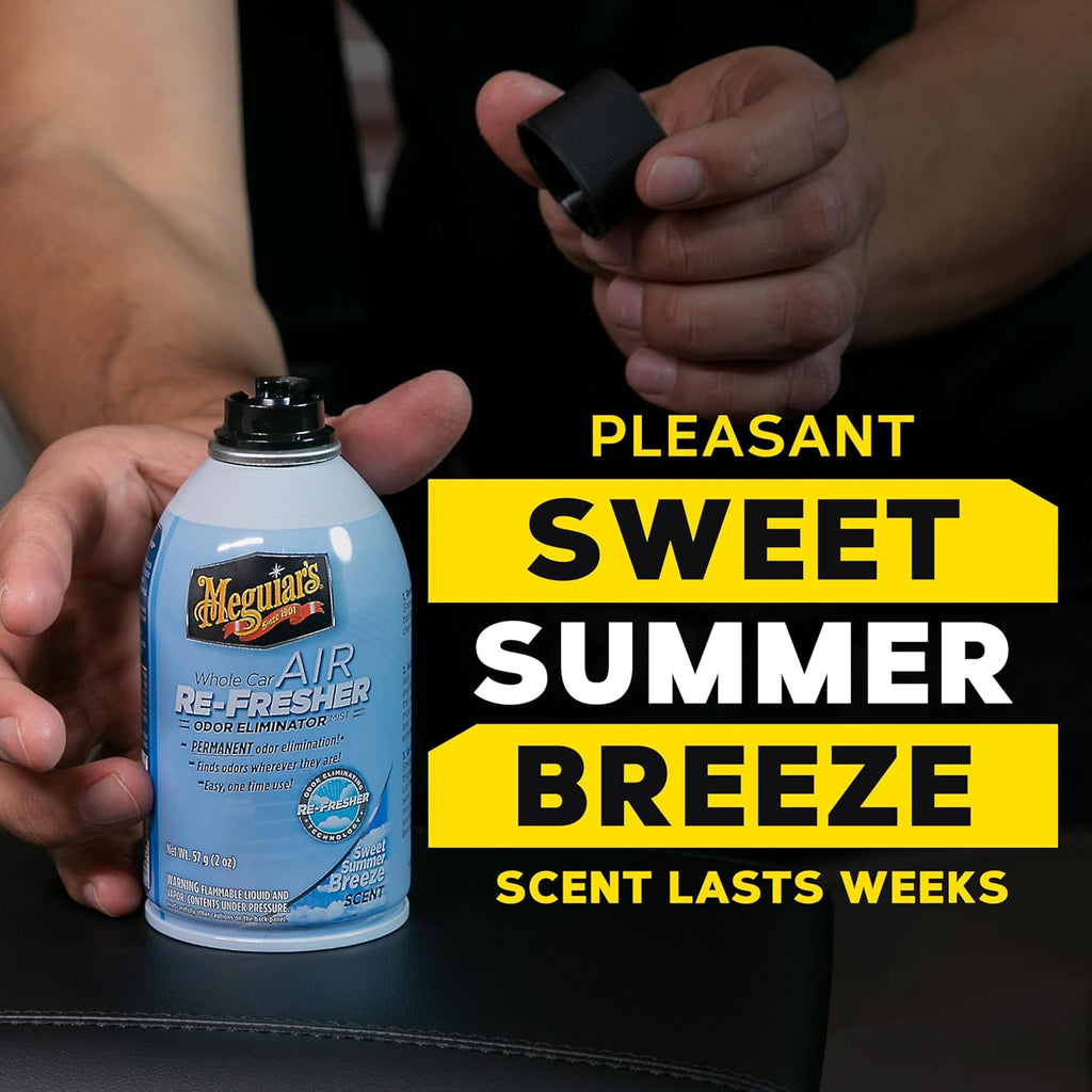Meguiar's Summer Breeze Whole Car Air ReFresher, G16602, 2oz (USA IMPORT)