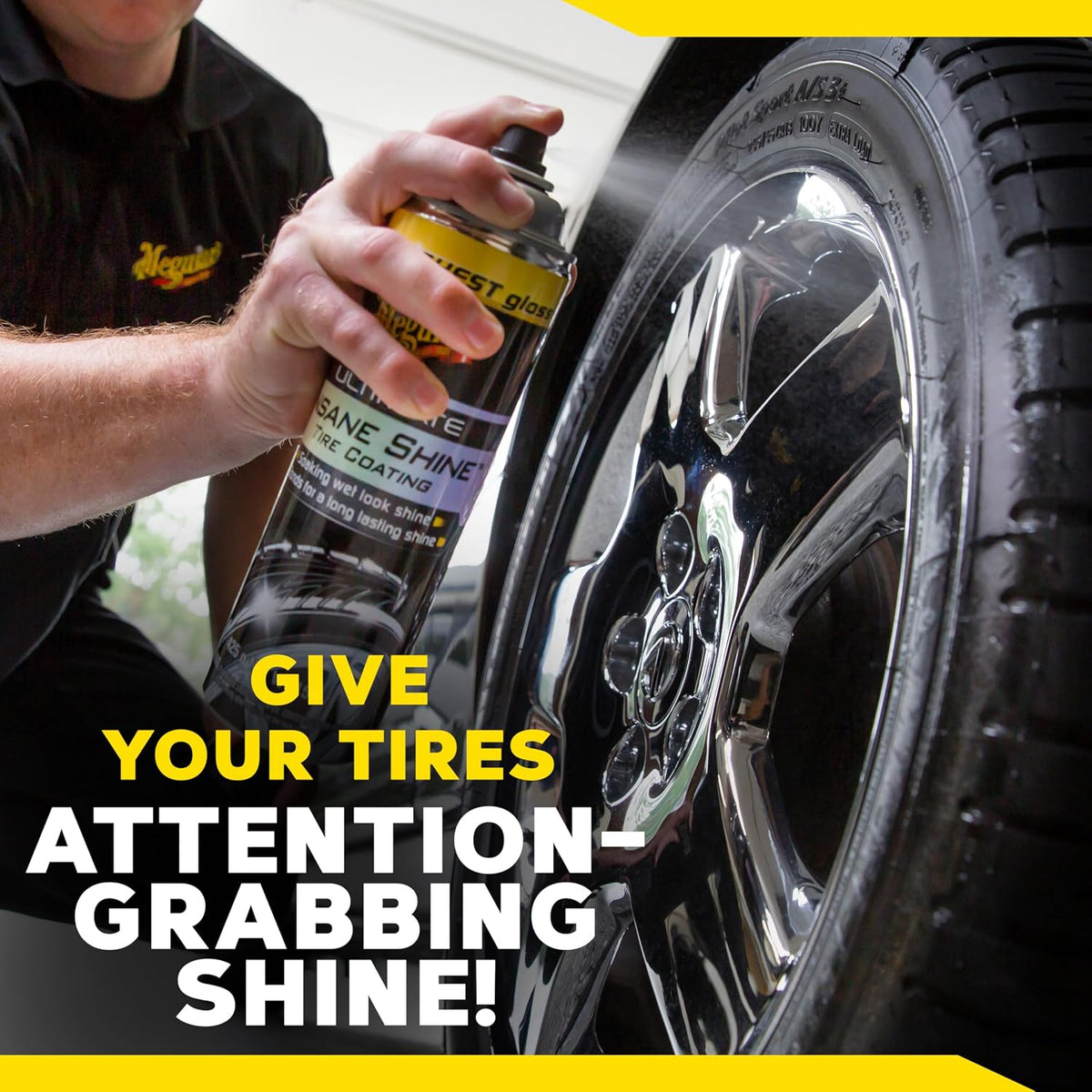 Meguiar's Ultimate Insane Tire Shine, G190315, 15oz (USA IMPORT)