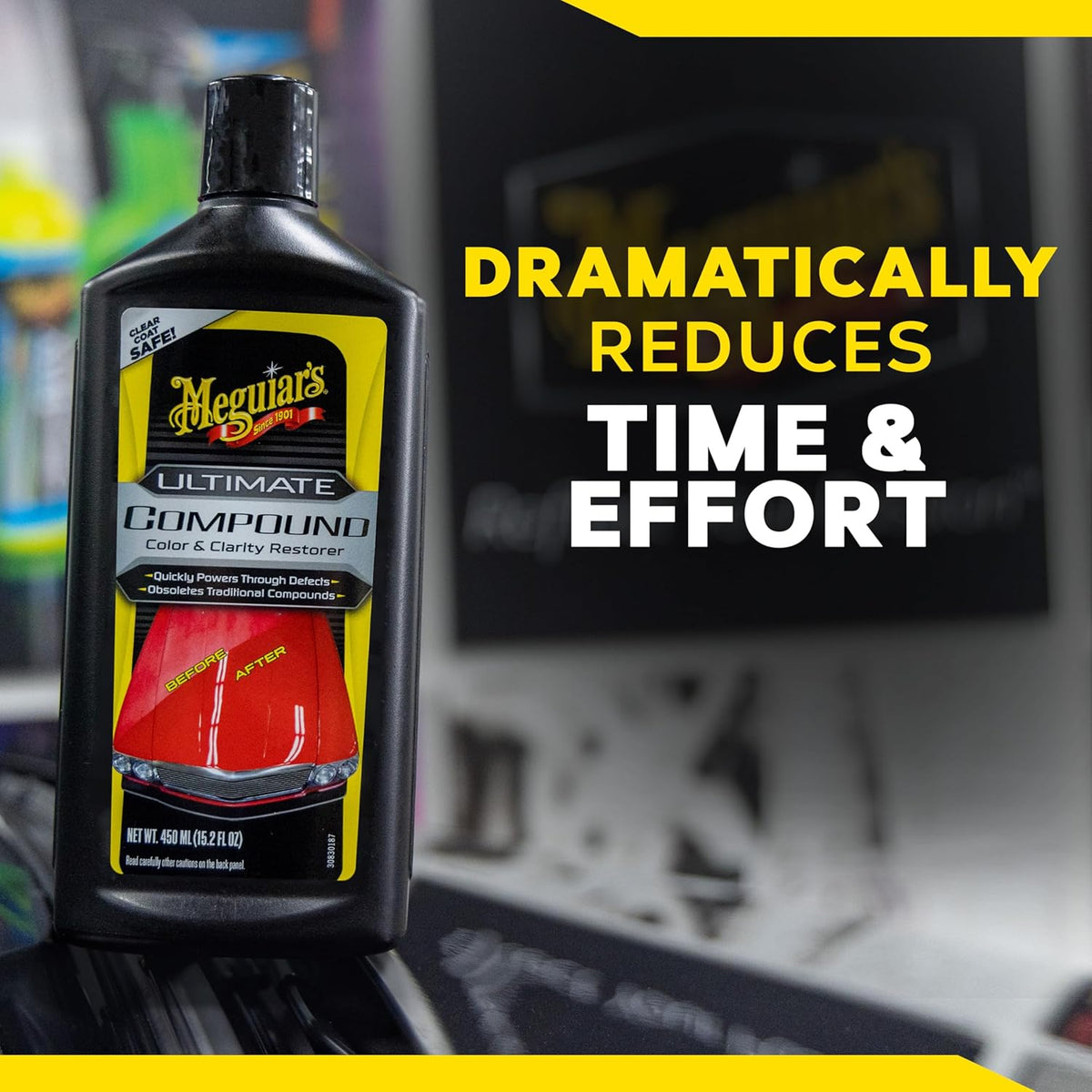 Meguiar's Ultimate Compound, G17216, 15.2oz (USA IMPORT)