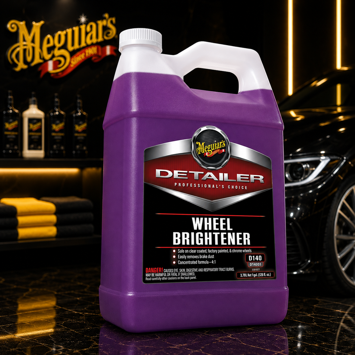 Meguairs Wheel Brightener 3.7 Liter D14001 (USA Import)
