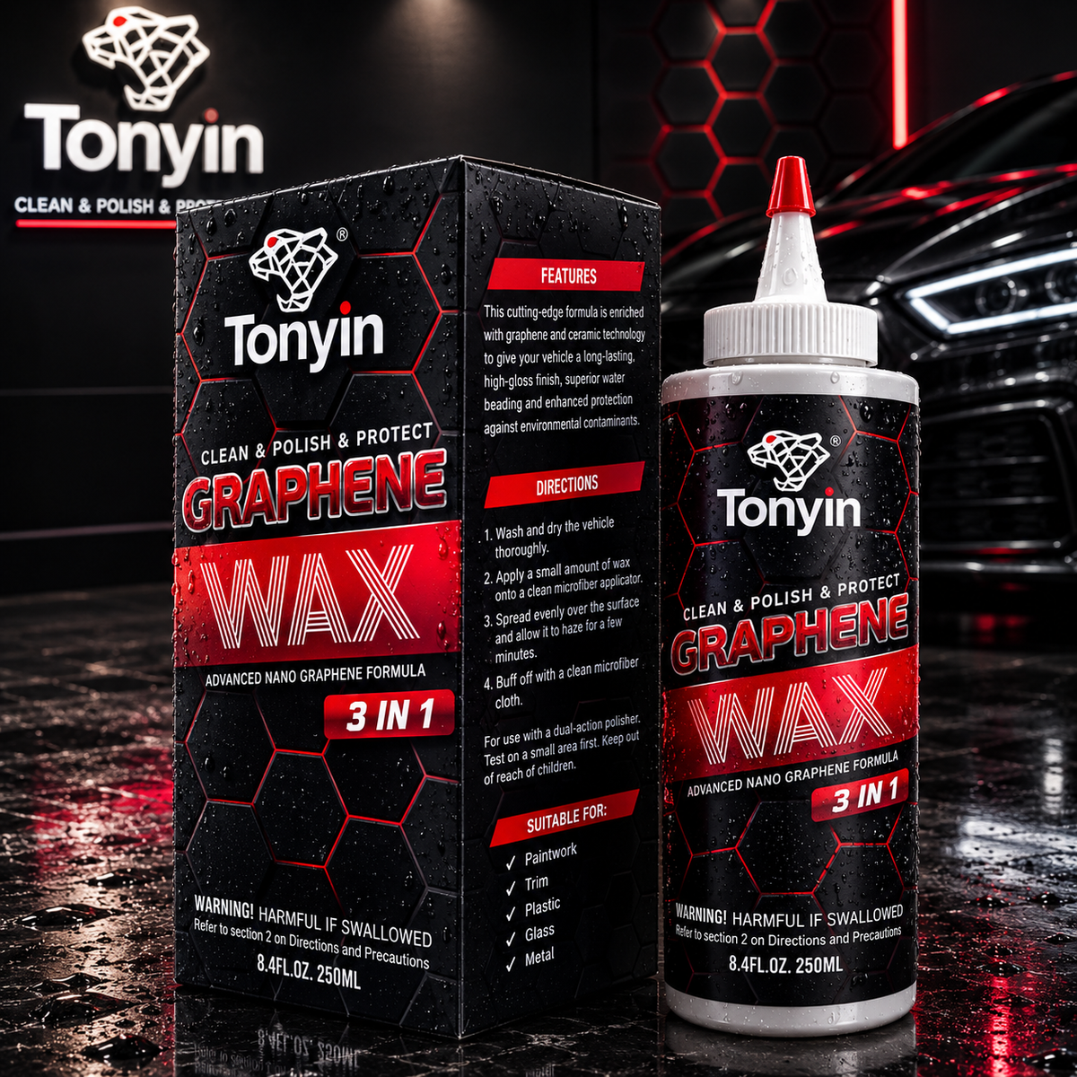 GRAPHENE PASTE WAX 3IN1 (CLEAN&POLISH&PROTECT)