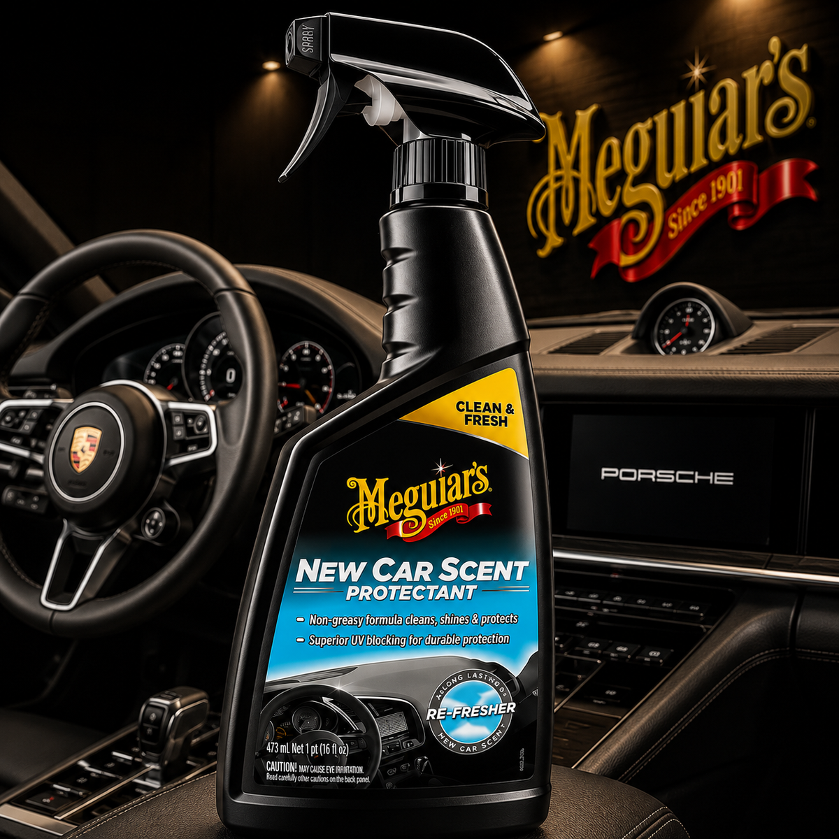 Meguiar's New Car Scent Protectant, G4216, 16oz (USA IMPORT)