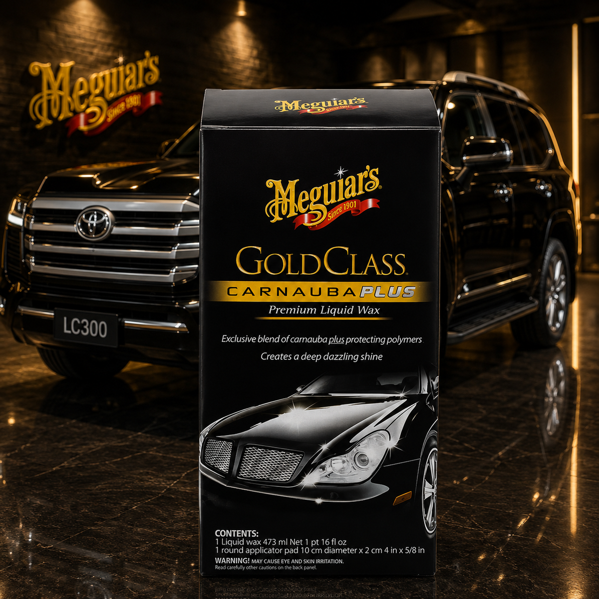 Meguiar's Gold Class Liquid Car Wax, G7016, 16oz (USA IMPORT)