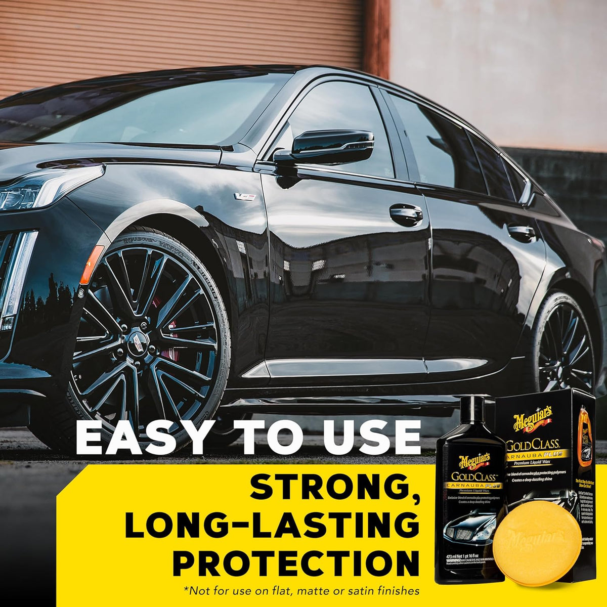 Meguiar's Gold Class Liquid Car Wax, G7016, 16oz (USA IMPORT)