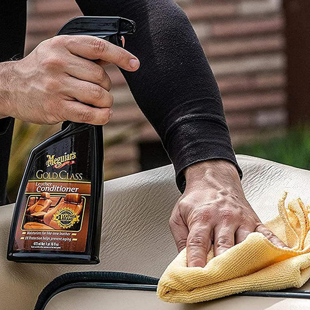 Meguiar's Gold Class Leather Conditioner, G18616, 16oz (USA IMPORT)