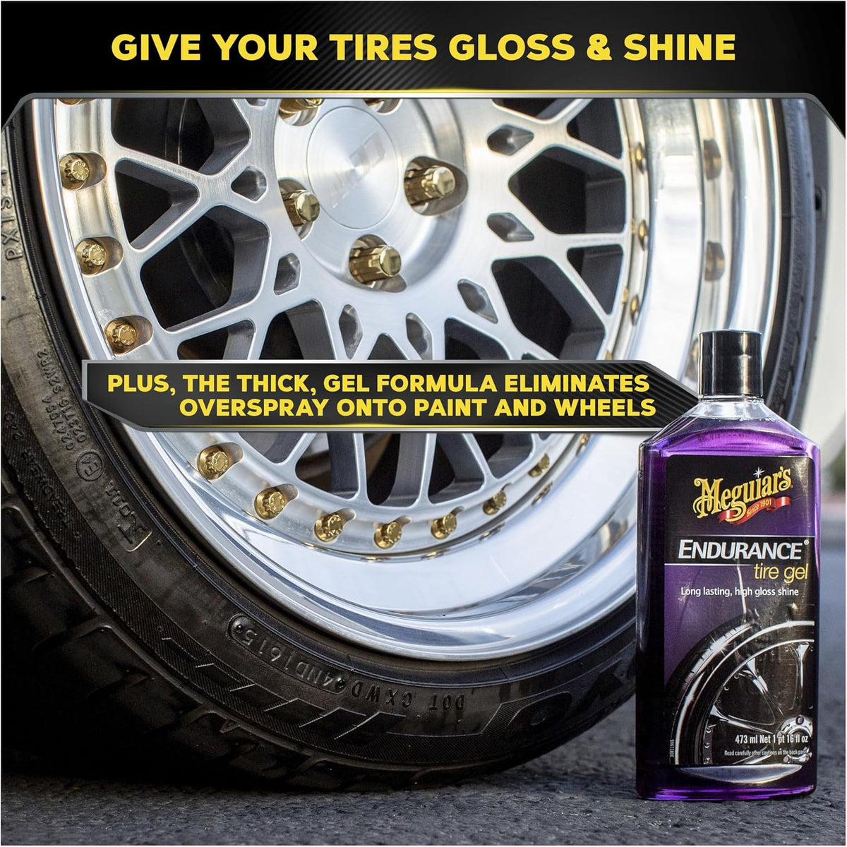 Meguiar's Gold Class Endurance Tire Gel, G7516, 16oz