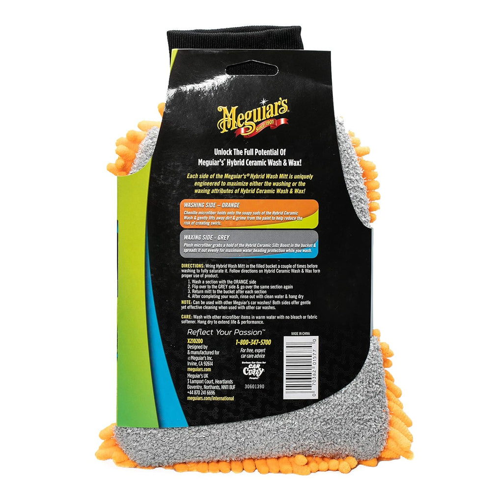 Meguiar's Hybrid Wash Mitt, X210200, 1pc (USA IMPORT)