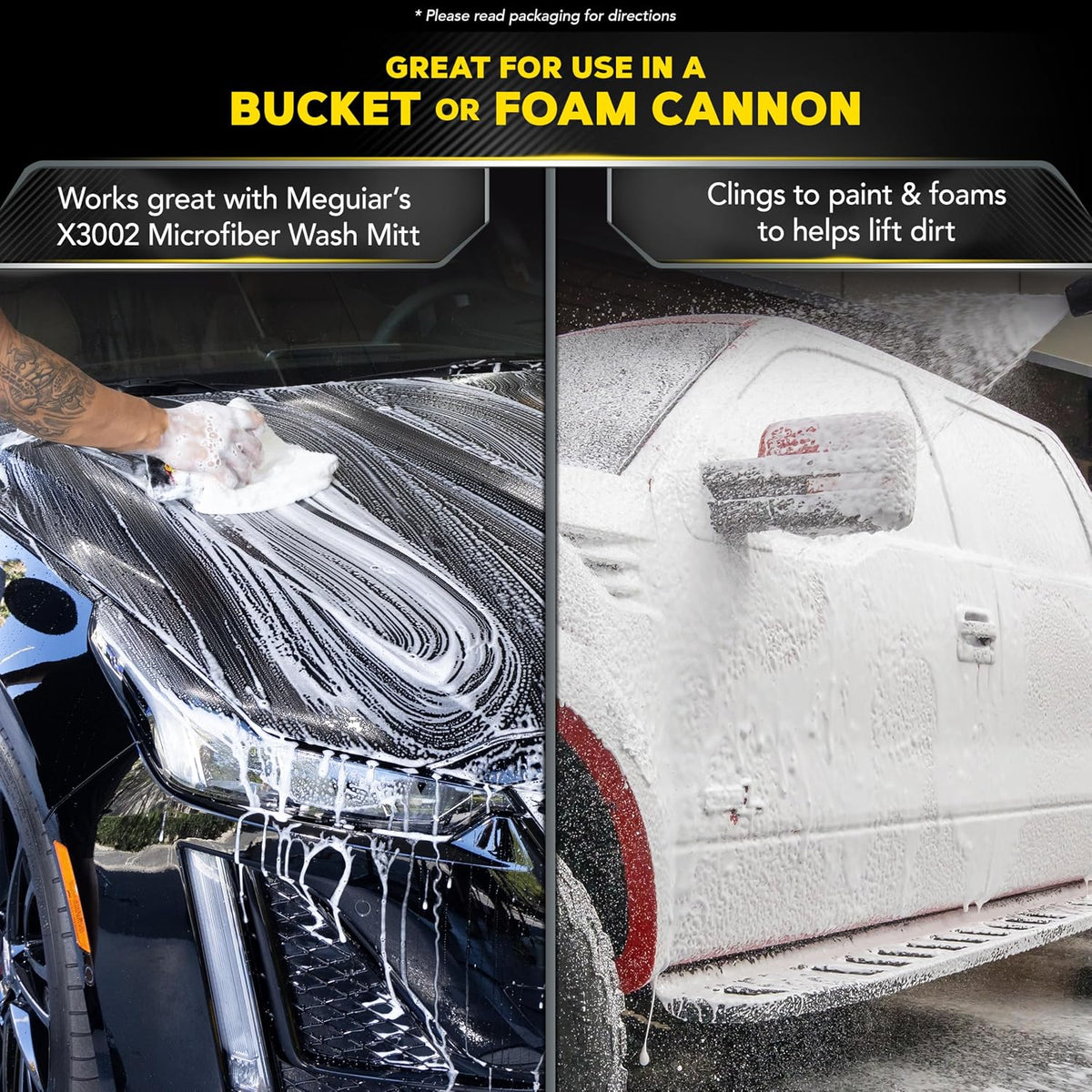 Meguiar's Gold Class Car Wash Shampoo & Conditioner, G7164, 64oz (USA IMPORT)