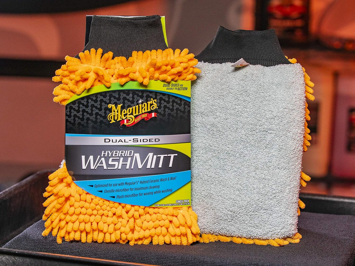 Meguiar's Hybrid Wash Mitt, X210200, 1pc (USA IMPORT)