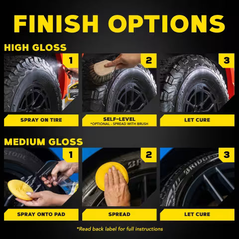 Meguiar's Ultimate Insane Shine Tire Spray, G250816, 16oz USA IMPORT)