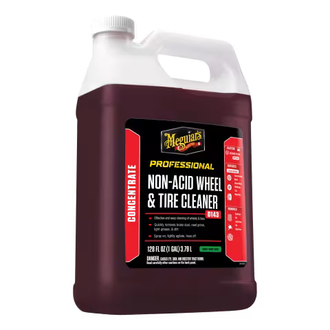 Meguiar's Professional Detailer Non-Acid Wheel & Tire Cleaner, D14301, 1gal (USA IMPORT)